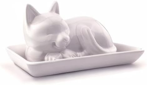 Adorable Cat Ceramic Butter Dish - Image 8