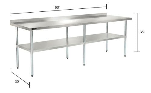 Nexel WB9630BSS Stainless Steel Worktable - Image 9