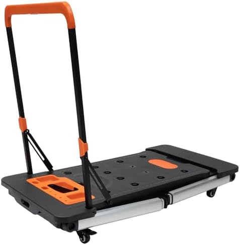 7-in-1 Multifunctional Work Platform, Folding Scaffold Workbench Utility Cart - Image 4