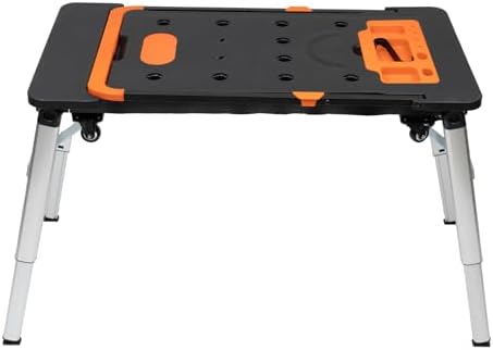 7-in-1 Multifunctional Work Platform, Folding Scaffold Workbench Utility Cart by Unknown