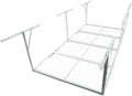 LuckyNote】4x8FT Overhead Garage Storage Rack, Heavy-Duty Metal Garage Ceiling by %E3%80%90LuckyNote%E3%80%91