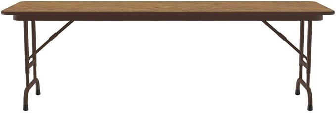 Correll Heavy Duty Adjustable Height Utility Folding Table, Melamine Top - Image 7