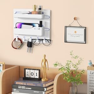 Bedside Shelf Wall Mount, Adhesive Bedside Shelf Accessories Organizer - Image 7