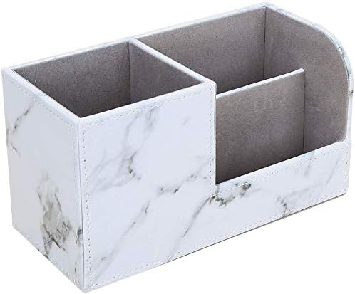 KINGFOM Desk Organizer Office Supplies Caddy Pu Leather Multi-function Storage - Image 9