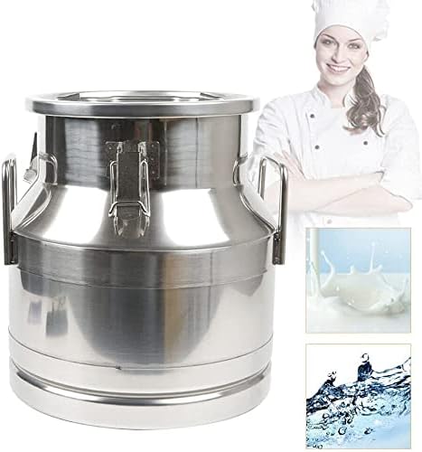 3.16Gallon Stainless Steel Milk Can Ice Bucket Wine Bucket, Water Jug Liquid - Image 9