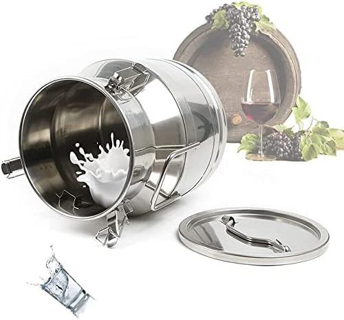 3.16Gallon Stainless Steel Milk Can Ice Bucket Wine Bucket, Water Jug Liquid - Image 5