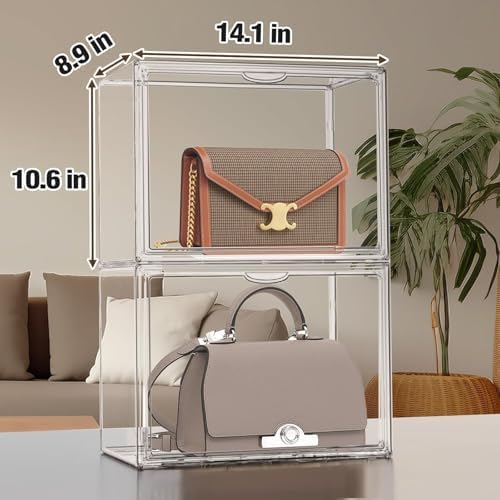 10 Pack Clear Thicken Sturdy Shoe Storage Organizer - Image 9