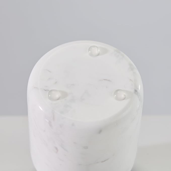 Natural White Marble Toothbrush Holder - Image 4