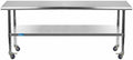 AmGood 72" Long x 36" Deep Stainless Steel Table by AmGood