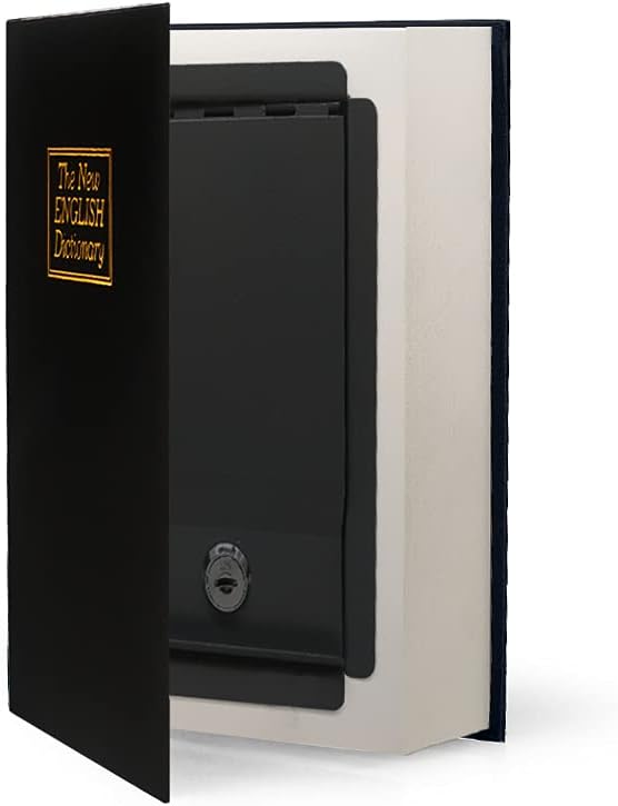 Leather Book Safe Real Paper Secret - Image 5