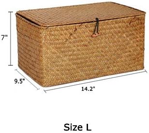 DOKOT Woven Wicker Storage Bins - Image 6