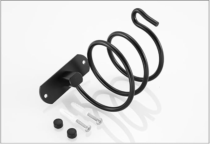 Blow Dryer Holder Wall Mounted Bathroom Hair Dryer Hanger Hair Tool Organizer - Image 6