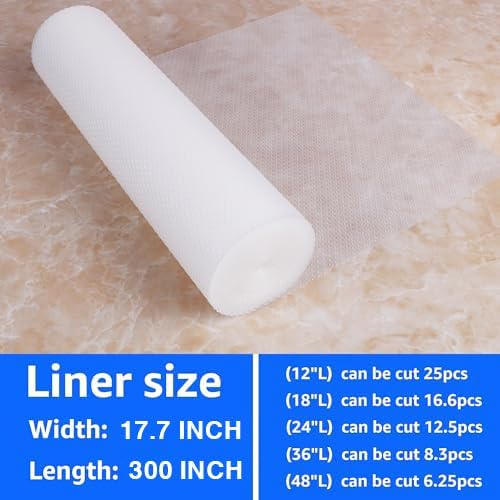 Clear Shelf Liners for Kitchen Cabinets - Image 9