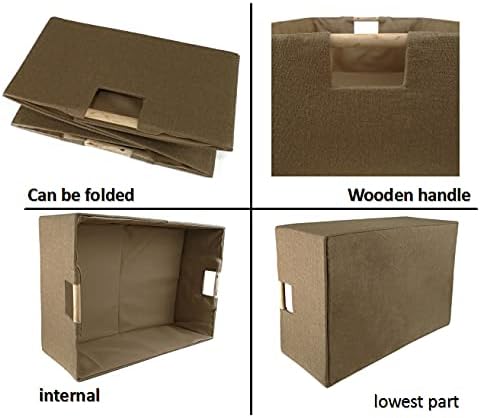 Storage Bin for Shelves Rectangle Closet Baskets Foldable Box - Image 3