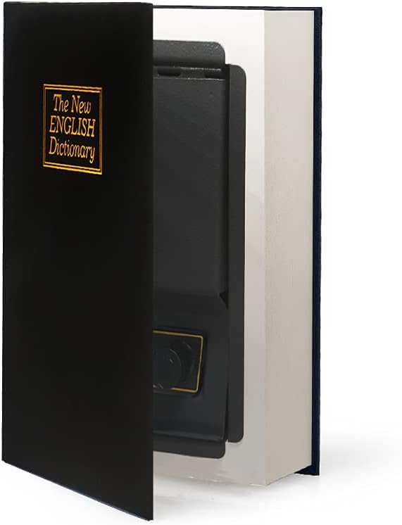 Leather Book Safe Real Paper Secret - Image 5