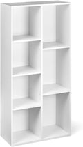 Amazon Basics 7 Cube Organizer Bookcase Shelf, Storage by AmazonBasics