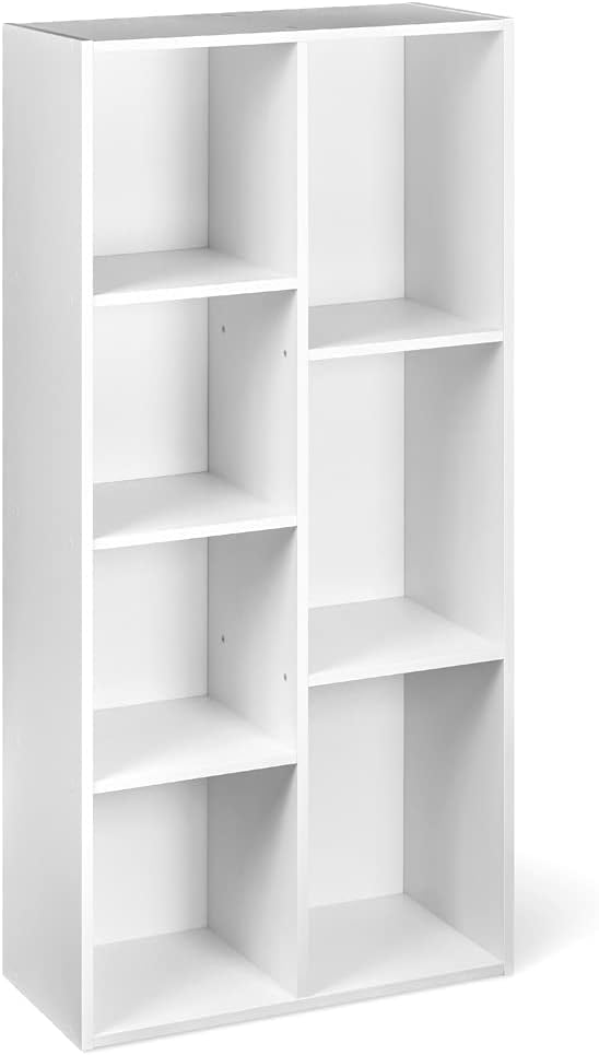 Amazon Basics 7 Cube Organizer Bookcase Shelf, Storage by AmazonBasics