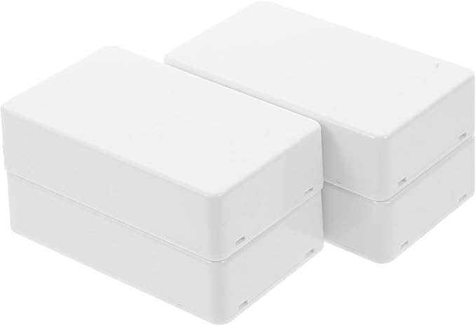 4pcs Plastic Junction Box Hidden Safe Container Portable Secret Storage Box by HOME