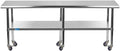 AmGood 84" Long x 30" Deep Stainless Steel Table by AmGood
