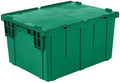 Plastic Storage Tote with Flip Lid, 27.9 x 20.9 x 15.2 inches, 70 Gallon by Glownary