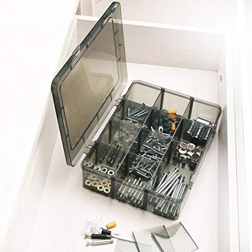 12 Girds Large Plastic Craft Storage Containers, Compartment Storage Container - Image 7