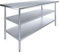 AmGood Stainless Steel Work Table by AmGood
