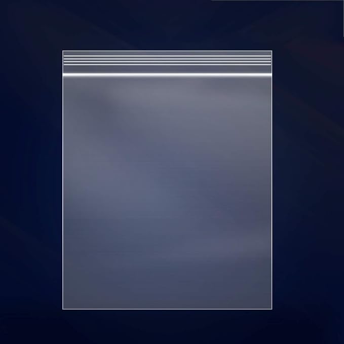 iMailer - 200 Count - 9" x 12" Zip Bags - Clear Reclosable Zip Plastic Poly by iMailer