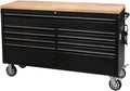 61 Inch Tool Chest, Tool Box Mobile Workbench, 9 Drawers Storage Lockable by MERXENG