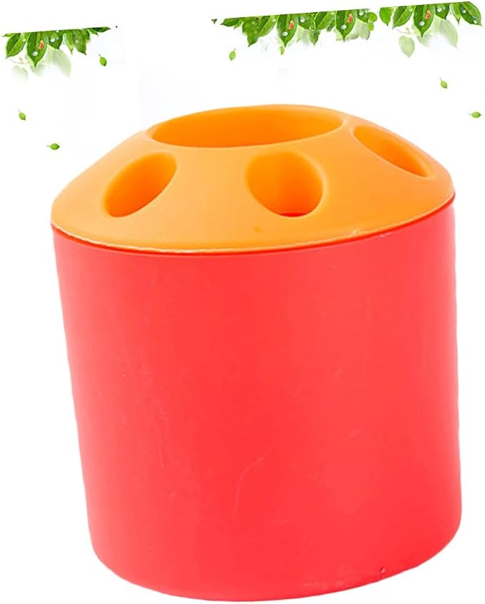 TEHAUX Toothbrush Stand Holder Plastic Organizer - Image 6