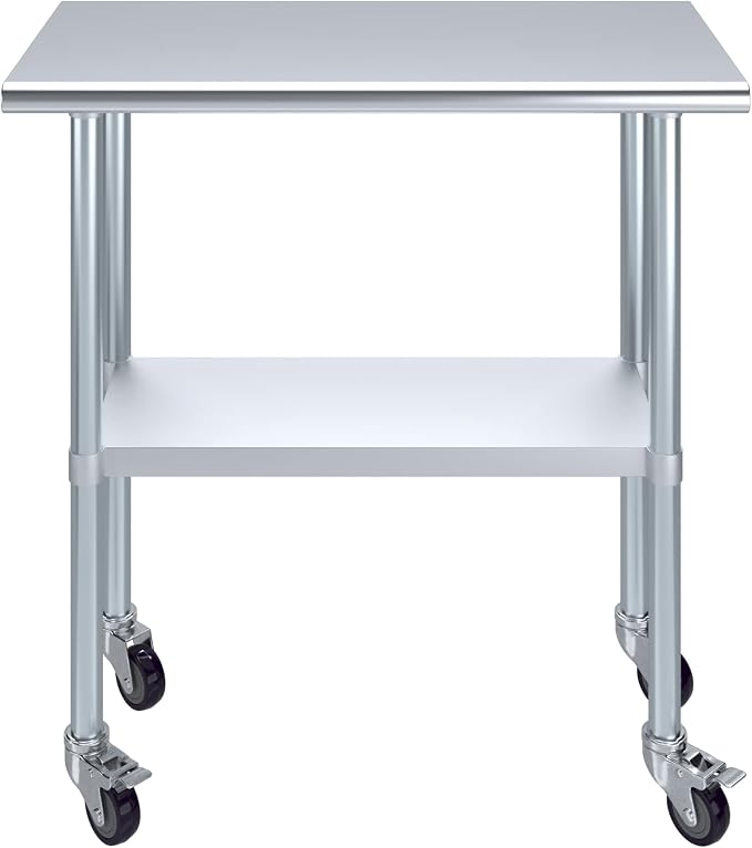 AmGood 36" Long x 18" Deep Stainless Steel Table - Image 2
