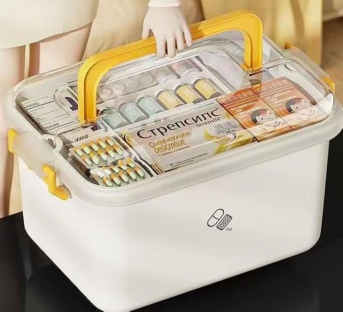 Plastic Medicine Storage Organizer & First Aid Box, Medicine Box - Image 5