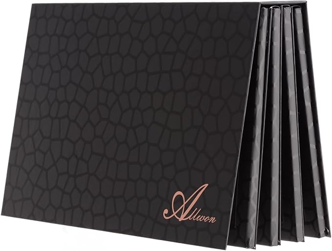 Allwon 4-Layer Book Shaped Magnetic Palette Large Empty Makeup Palette Storage by Allwon