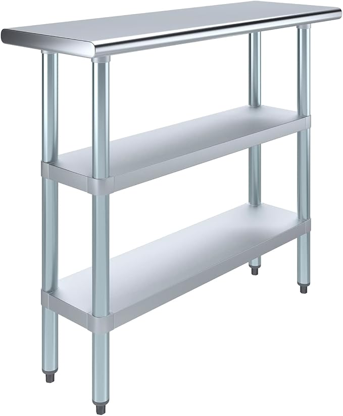 AmGood Stainless Steel Work Table by AmGood