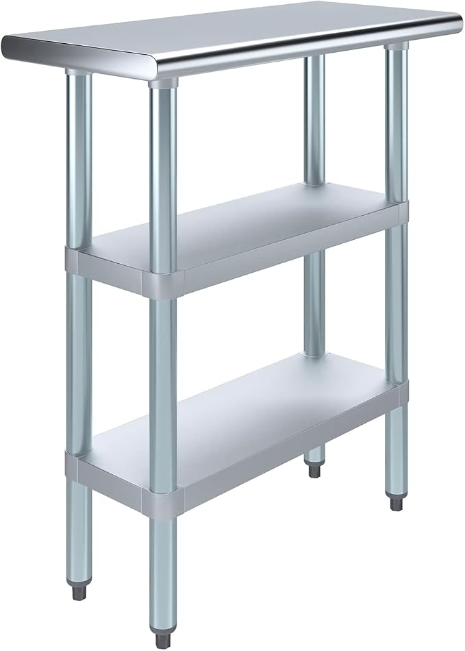 AmGood Stainless Steel Work Table by AmGood