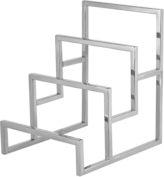 Clutch Purse Display Stand, 3 Layer Stainless Steel Wallet Display Stand Clutch by HEYLEAYAR