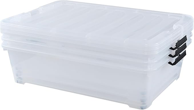 Zopnny 50 Quart Large Underbed Storage Bins - Image 7
