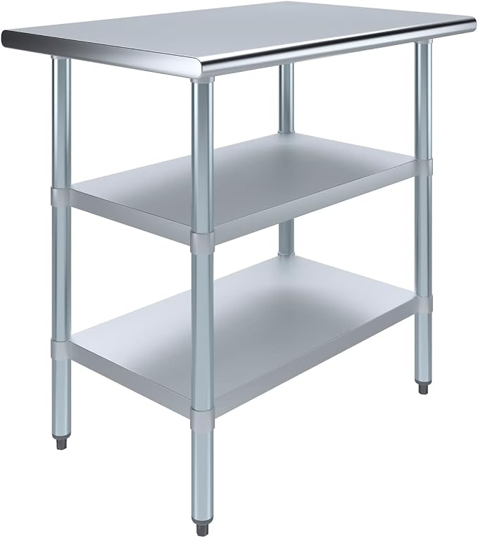 AmGood Stainless Steel Work Table by AmGood
