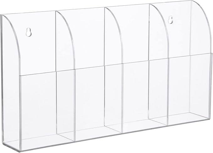 Yeeco Acrylic Remote Holder Wall Mount by Yeeco