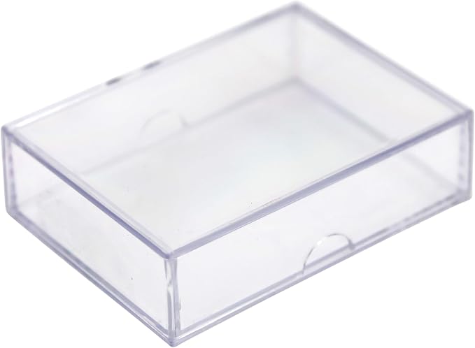 10 Pack Clear Acrylic Card Storage Boxes by GaryPlasticPackaging