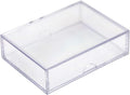 10 Pack Clear Acrylic Card Storage Boxes by GaryPlasticPackaging