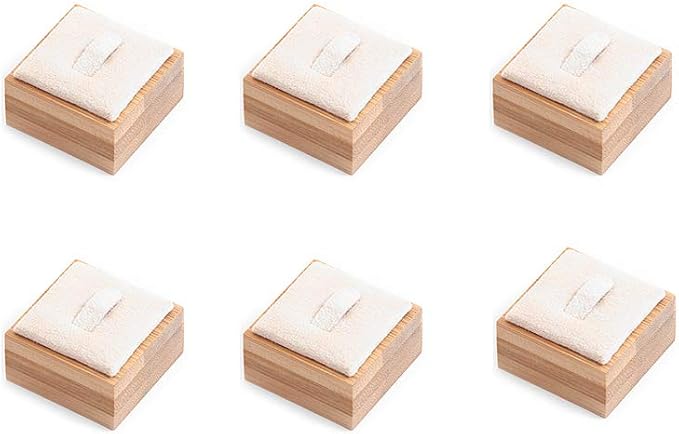 Coward Bamboo 6 Pcs Rings Display Stand - Image 4