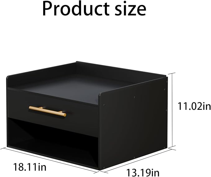 Bamboo Floating Nightstand - Image 2