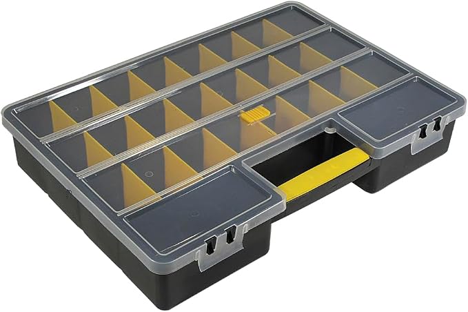 SE Adjustable 26-Compartment Plastic Storage Box - Image 7