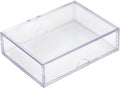 20 Pack Clear Acrylic Card Storage Boxes by GaryPlasticPackaging