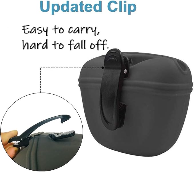 RoyalCare Silicone Dog Treat Pouch-Small Training Bag-Portable Dog Treat Bag - Image 4