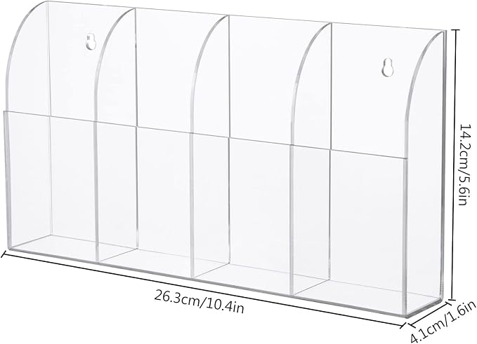Yeeco Acrylic Remote Holder Wall Mount - Image 2