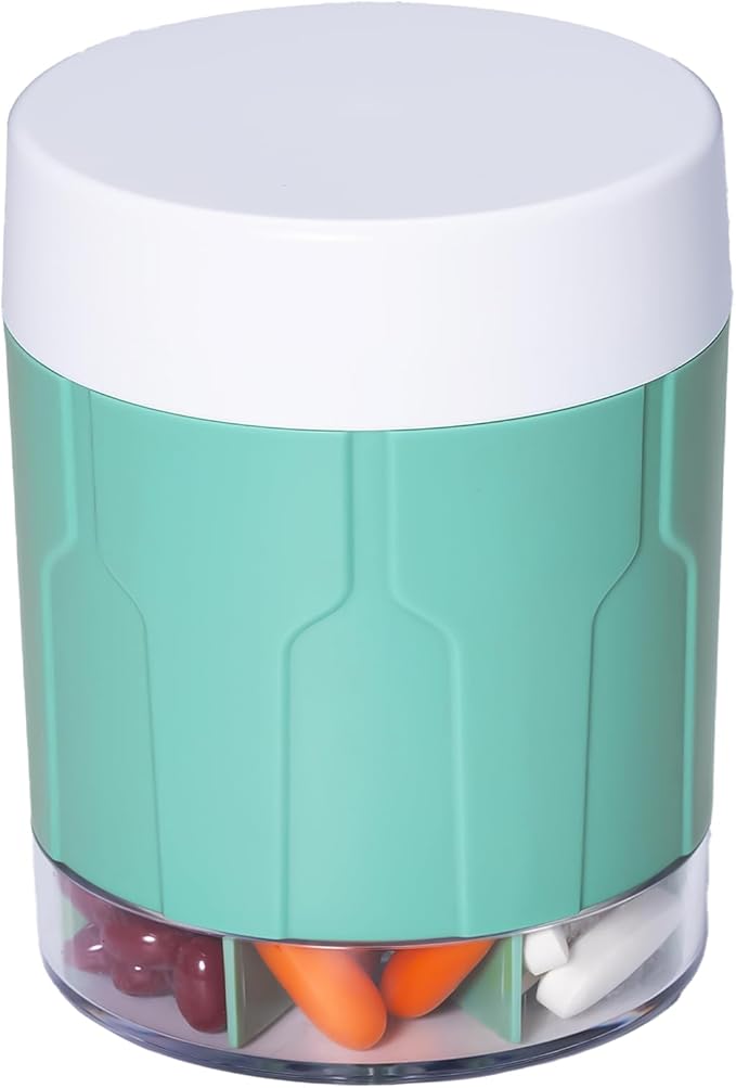 Betife Extra Large Supplement Organizer, Weekly Pill Organizer Bottle, Daily by Betife