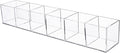 dedoot Clear Drawer Organizer, 6 Compartments Acrylic Organizer Durable Plastic by dedoot