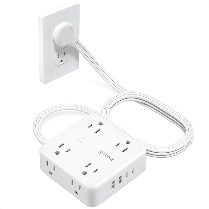 TROND 5ft Flat Extension Cord by TRONDOfficial