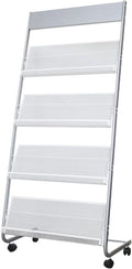4-Layer Iron Magazine Rack by Vmsiuory